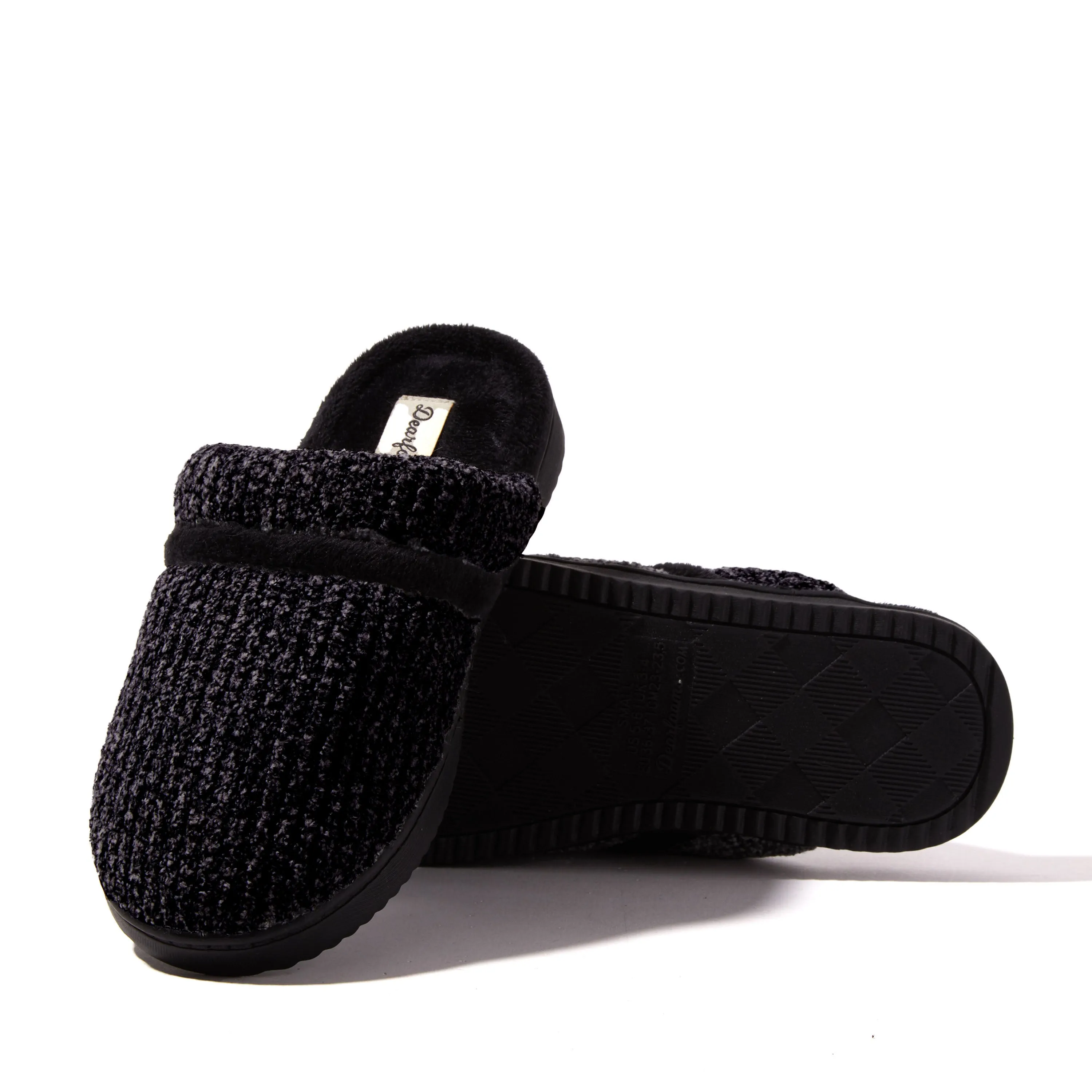 Dearfoams Women's Serena Marled Chenille Scuff