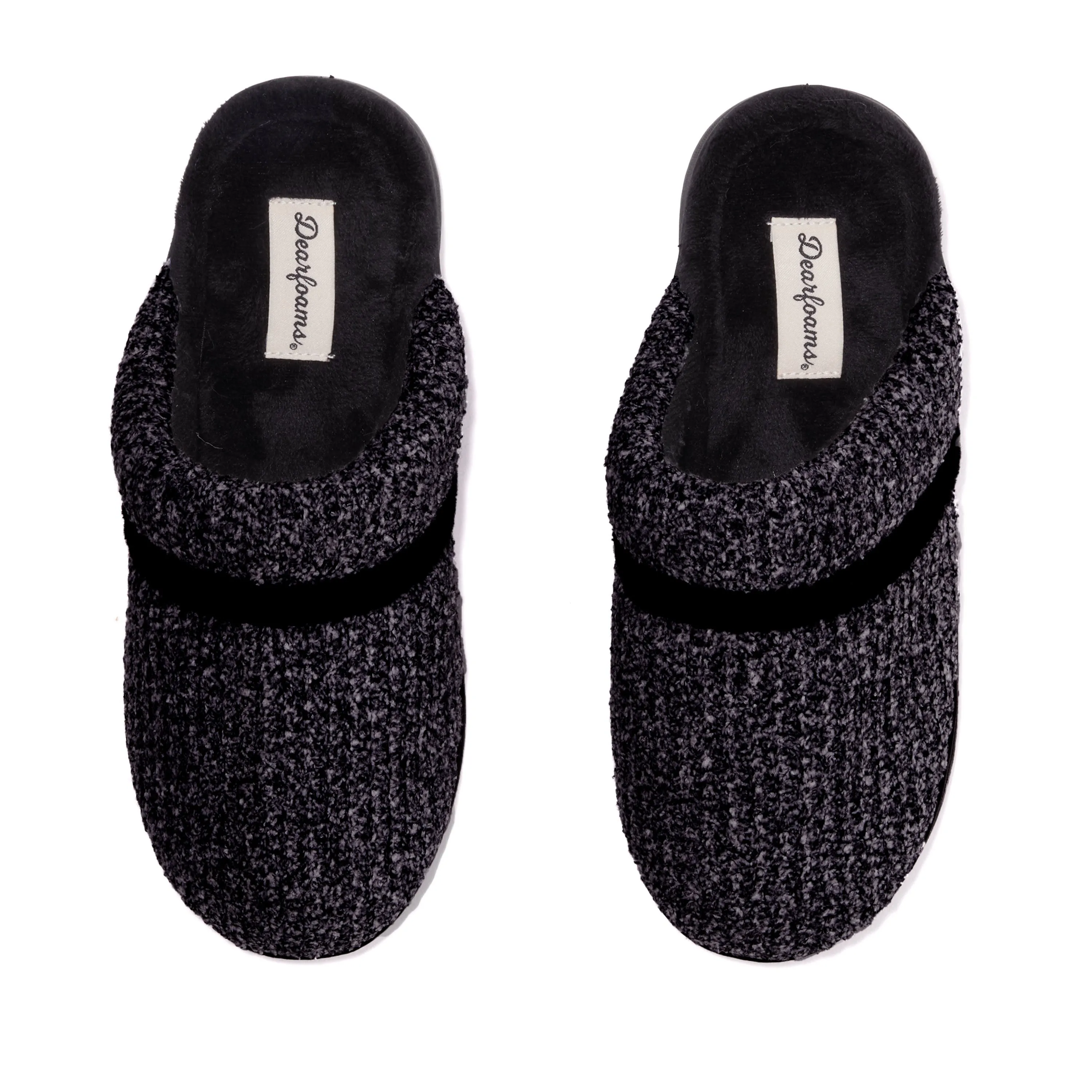 Dearfoams Women's Serena Marled Chenille Scuff