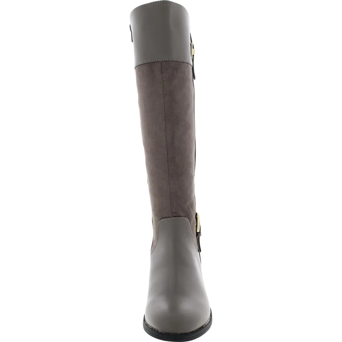 Deliee 2 Womens Belted Knee-High Riding Boots