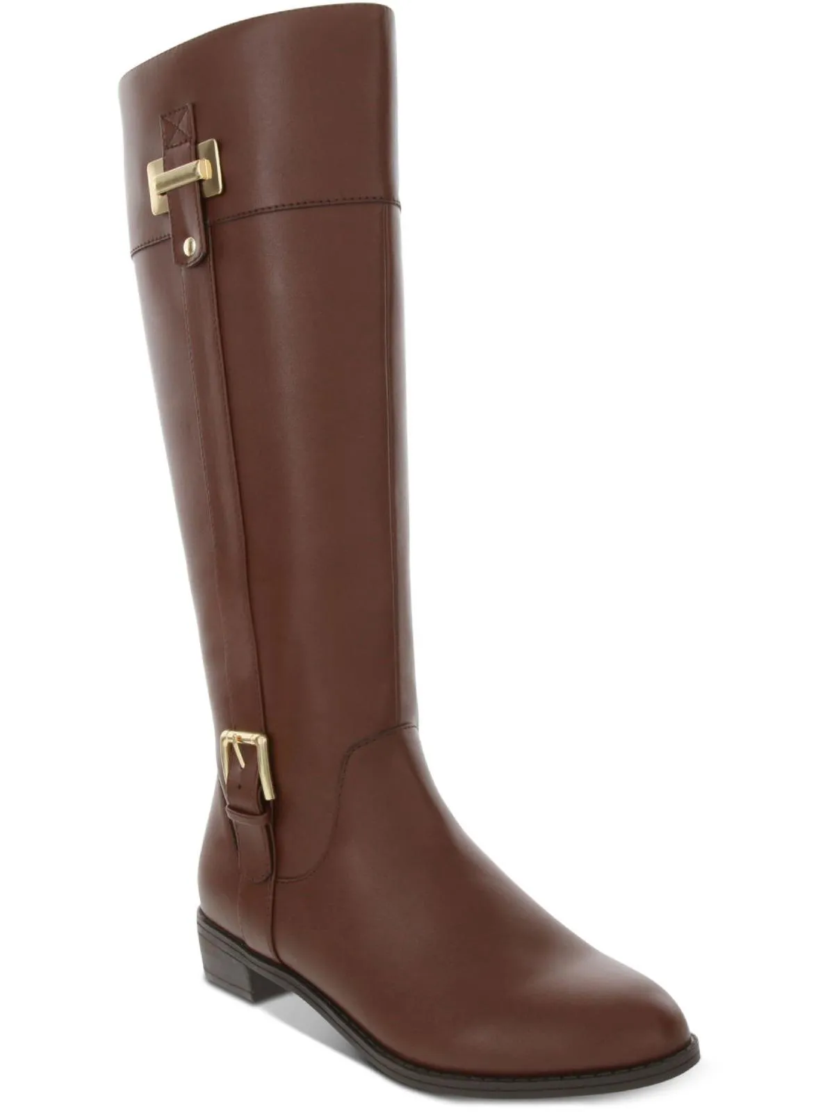 Deliee 2 Womens Belted Knee-High Riding Boots