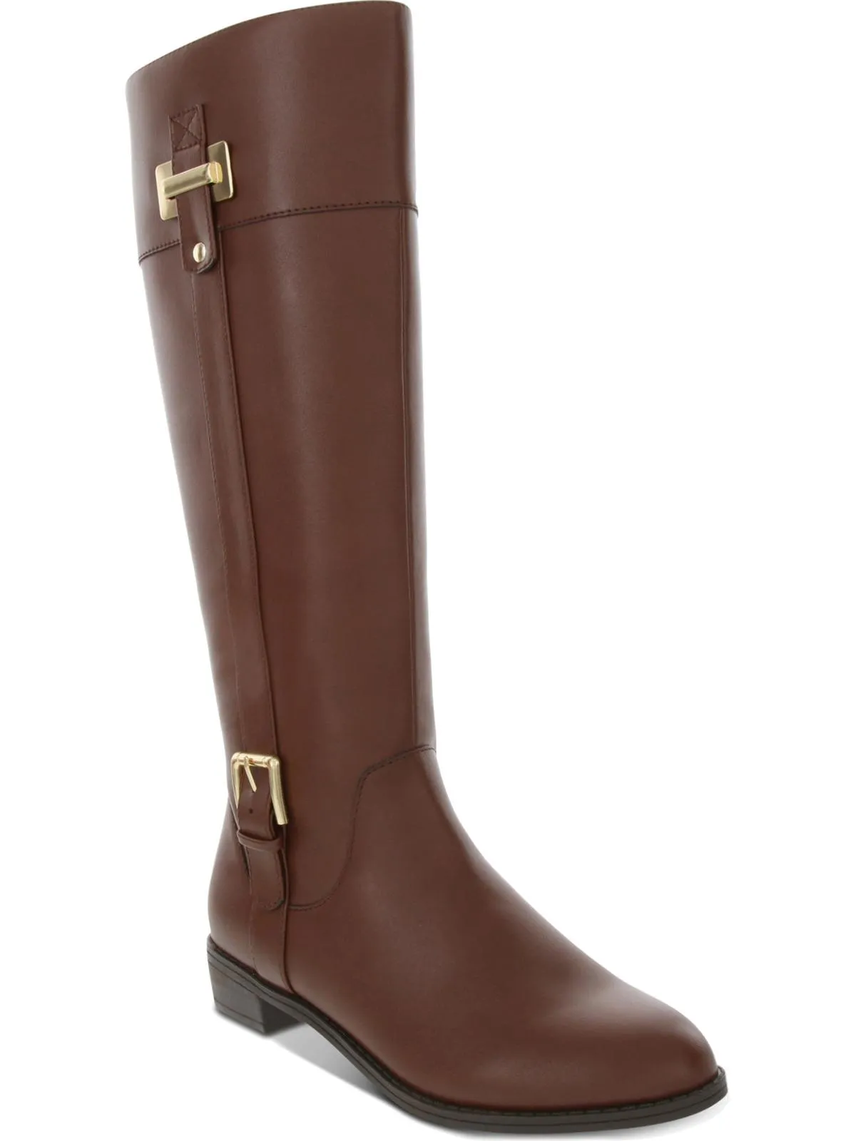 Deliee 2 Womens Faux Leather Riding Boots