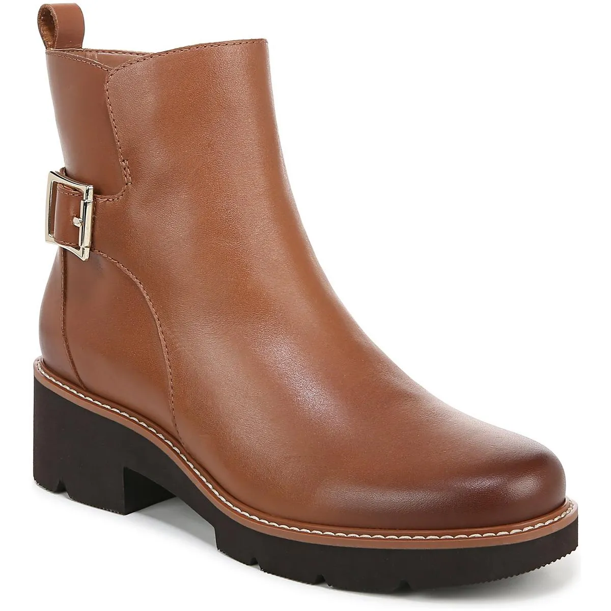 Delilah Womens Buckle Booties