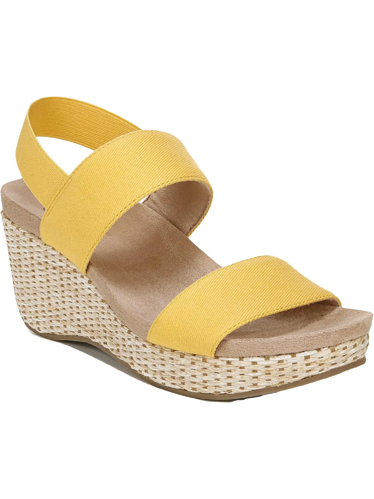 Delta Womens Solid Ankle Strap Wedge Sandals