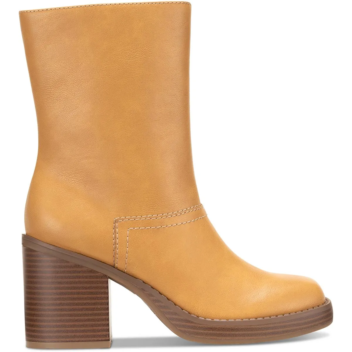 Denverr Womens Faux Leather Embossed Booties