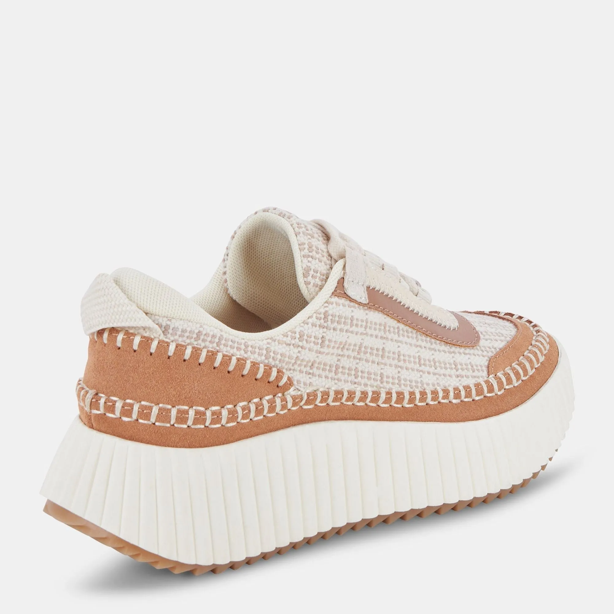 DOLEN SNEAKERS BROWN MULTI WOVEN