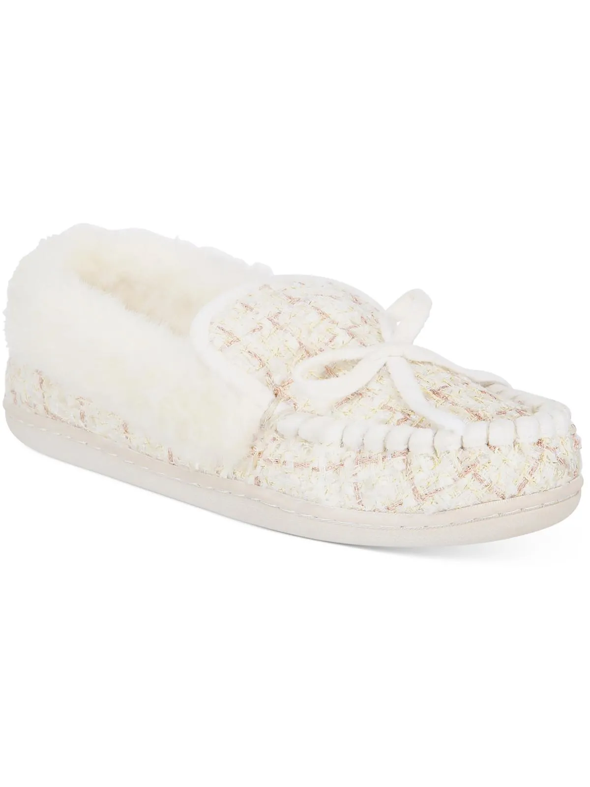Dorenda Womens Suede Cozy Moccasin Slippers