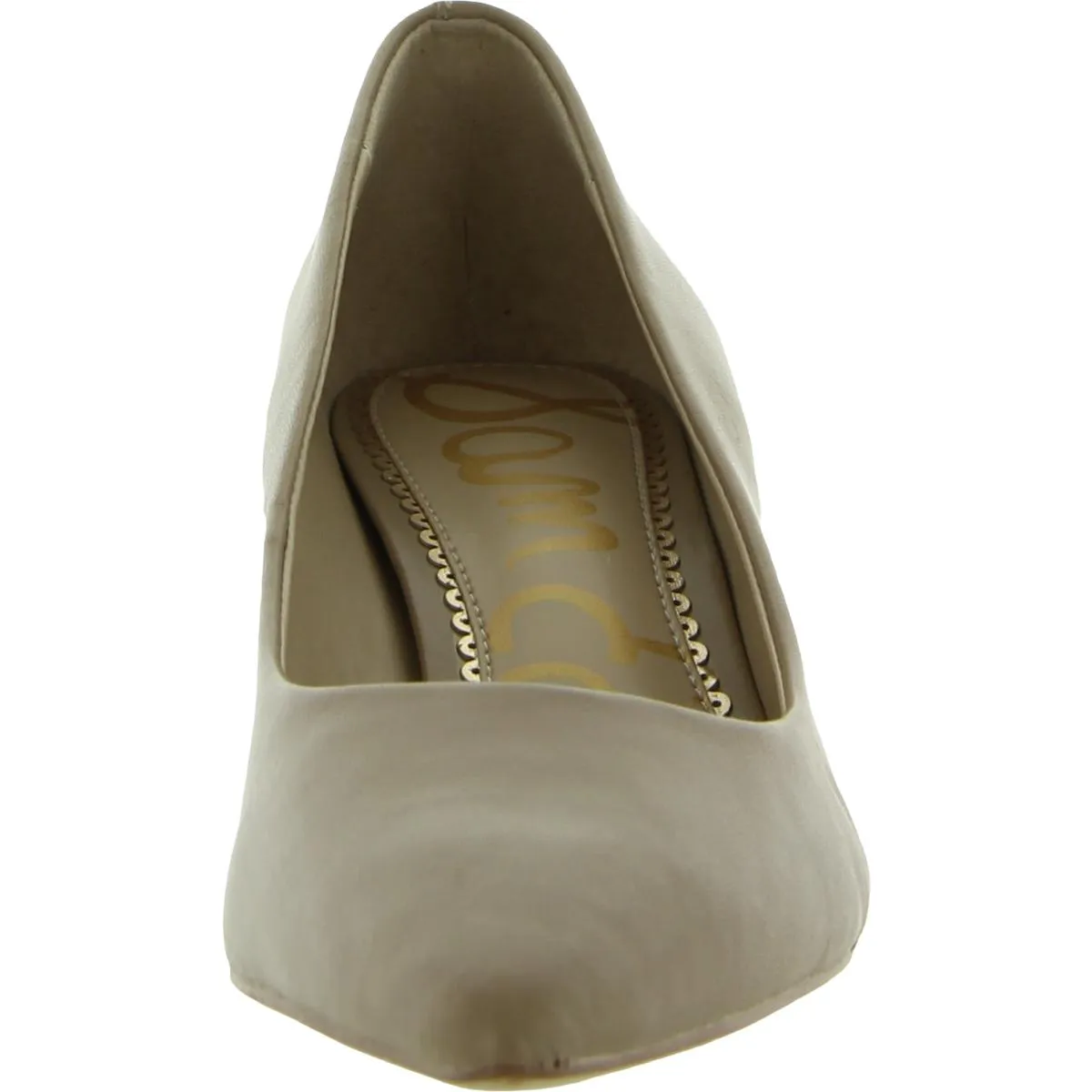 Dori Womens Padded Insole Slip On Pointed Toe Heels