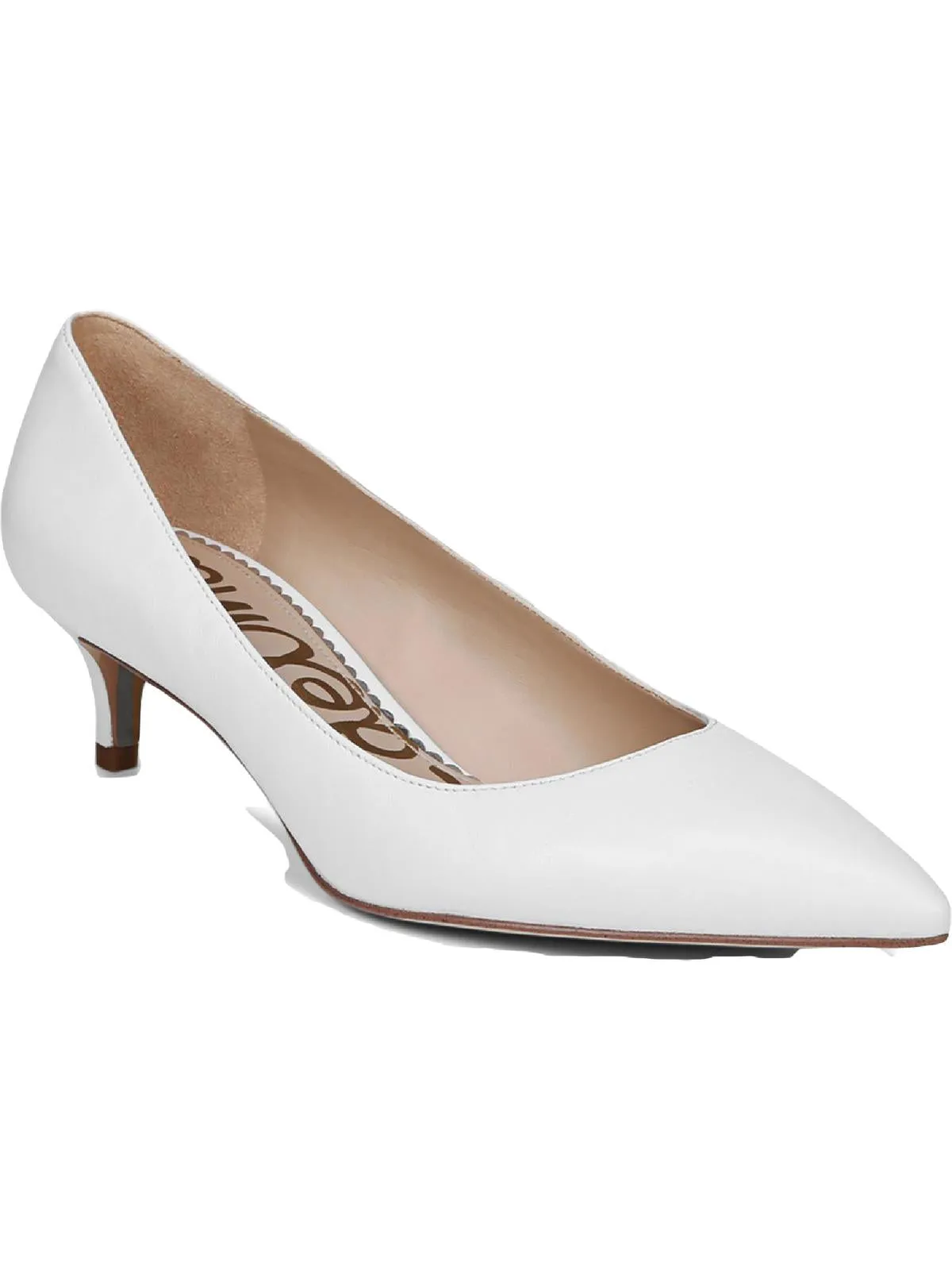 Dori Womens Padded Insole Slip On Pointed Toe Heels