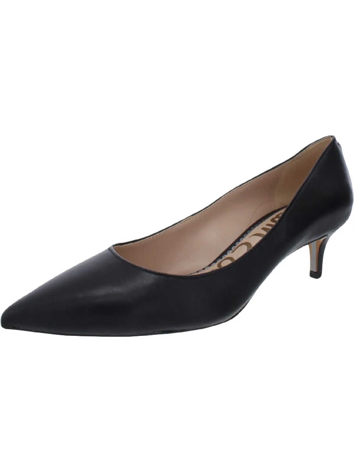 Dori Womens Padded Insole Slip On Pointed Toe Heels