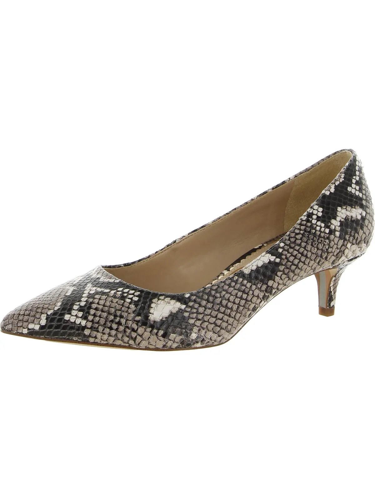 Dori Womens Padded Insole Slip On Pointed Toe Heels