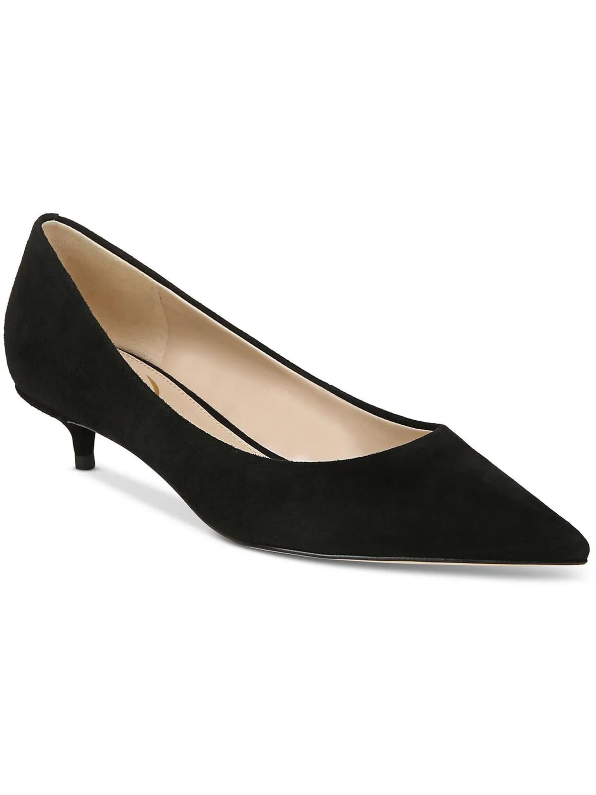 Dori Womens Padded Insole Slip On Pointed Toe Heels