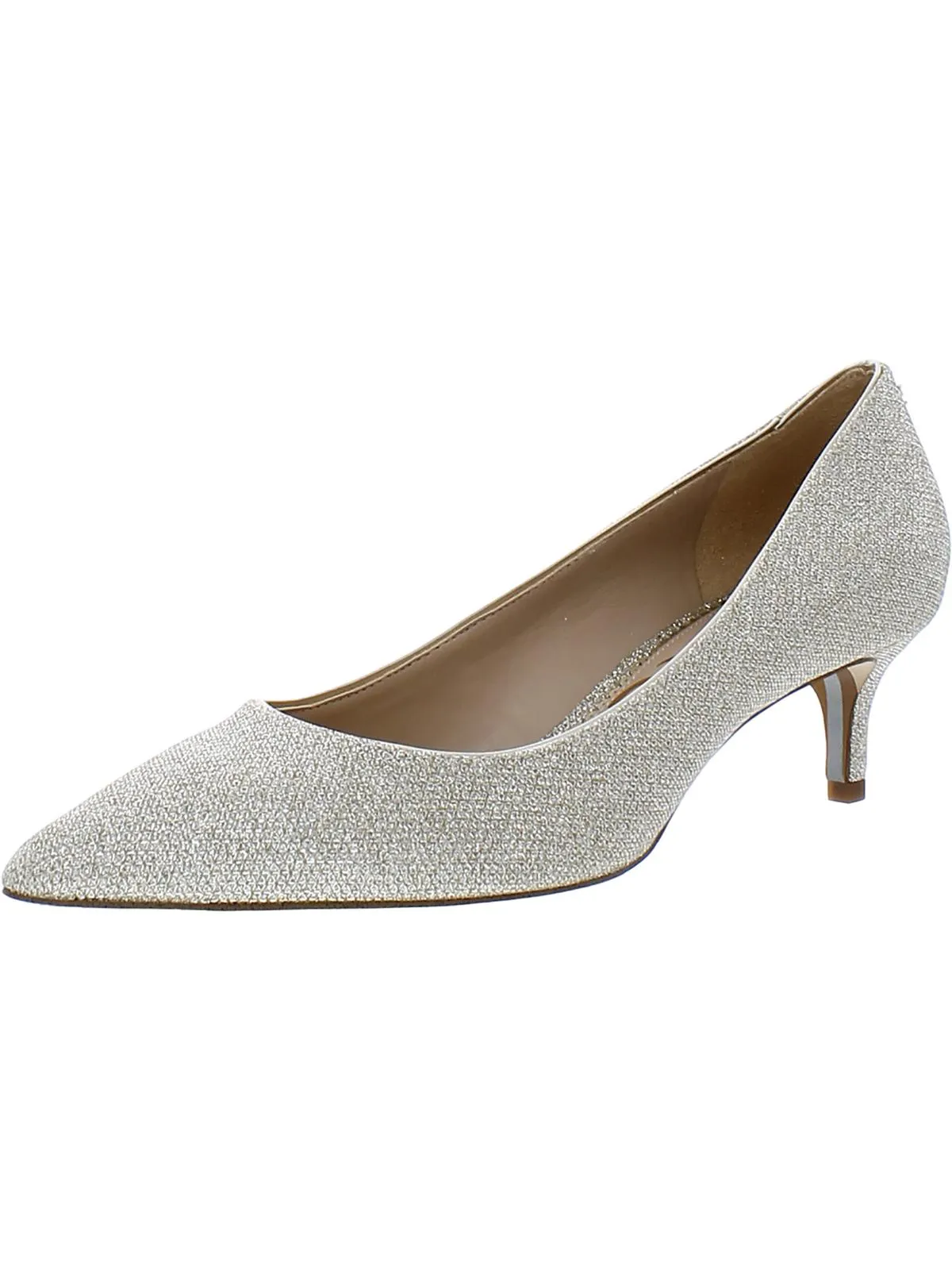 Dori Womens Padded Insole Slip On Pointed Toe Heels