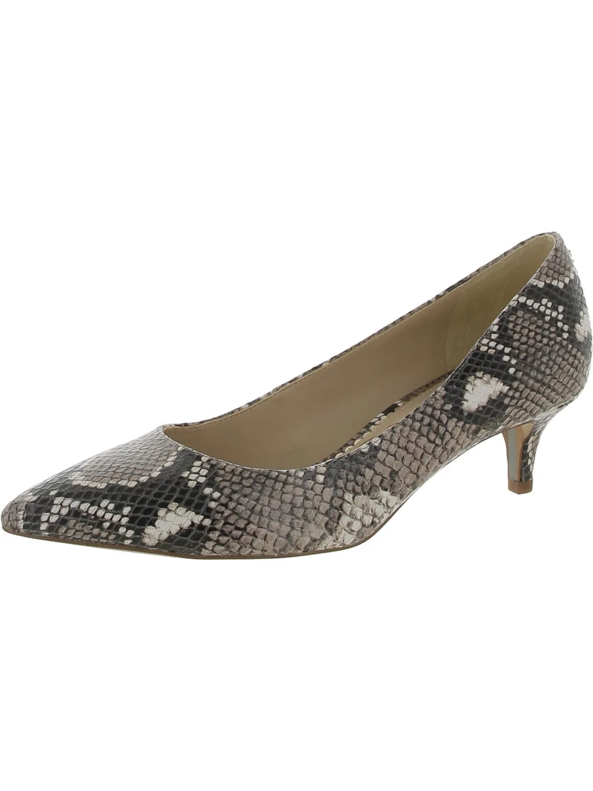 Dori Womens Padded Insole Slip On Pointed Toe Heels