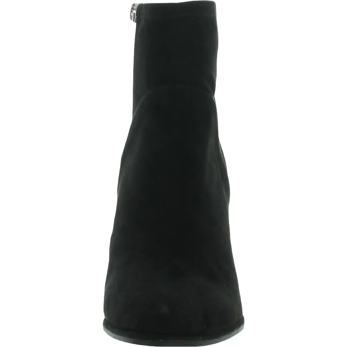 Dyvine  Womens Faux Suede Covered Heel Ankle Boots