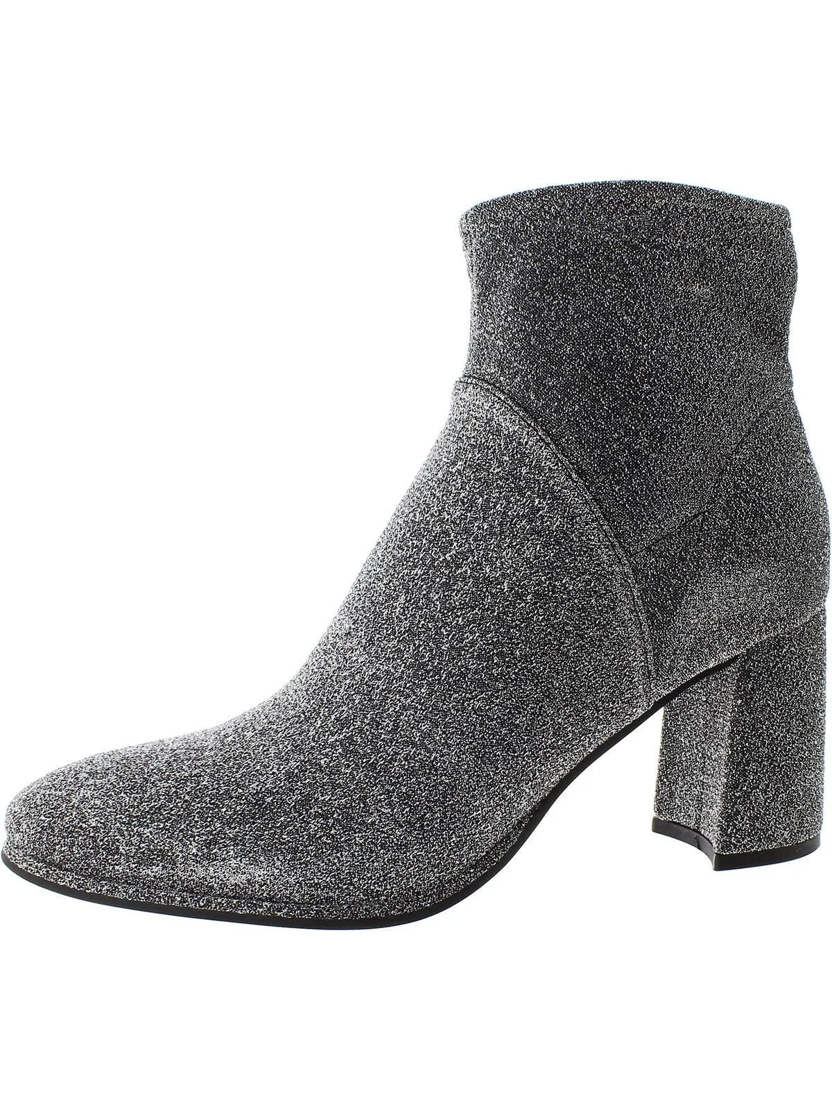 Dyvine  Womens Faux Suede Covered Heel Ankle Boots