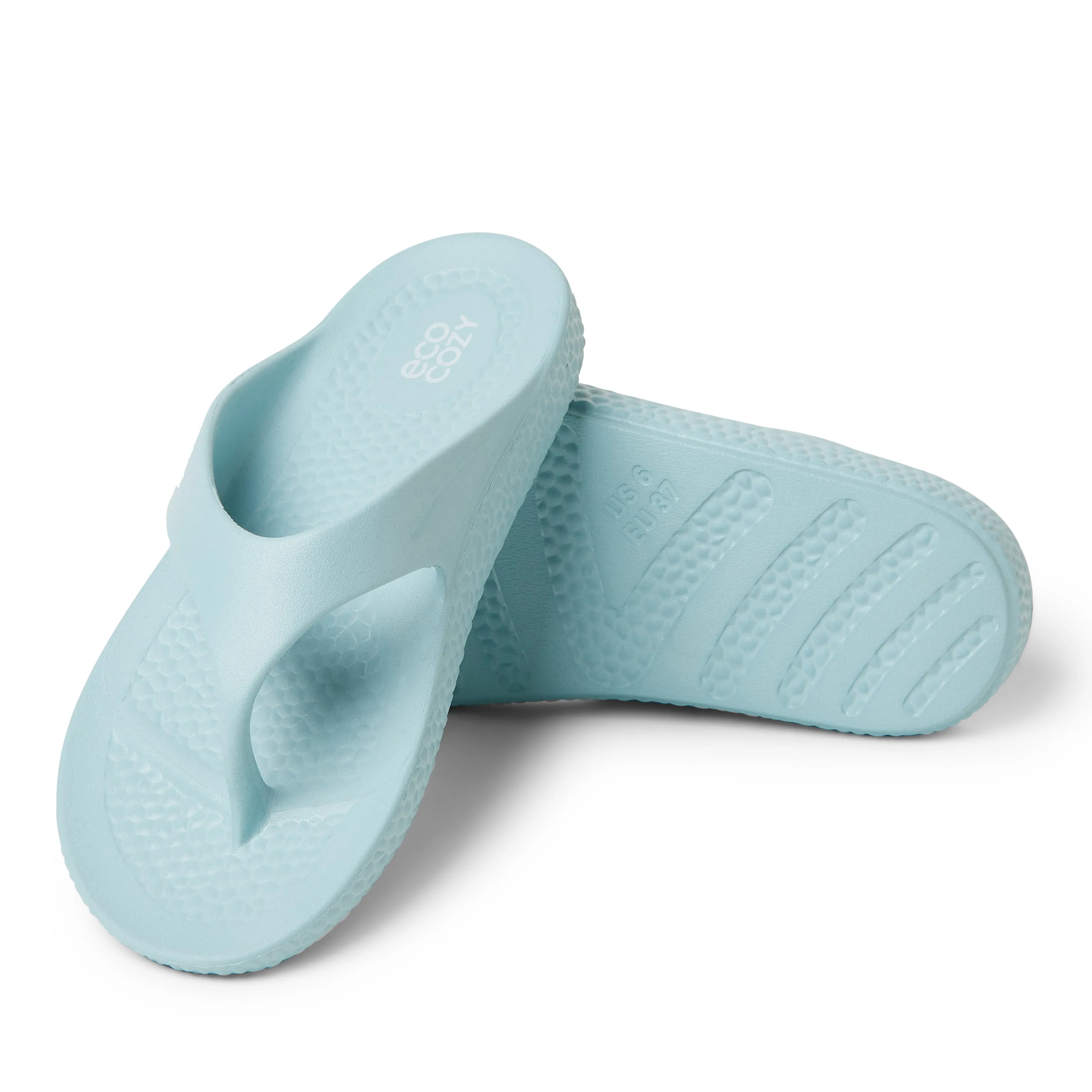 EcoCozy by Dearfoams Women's Sustainable Comfort Thong Sandal