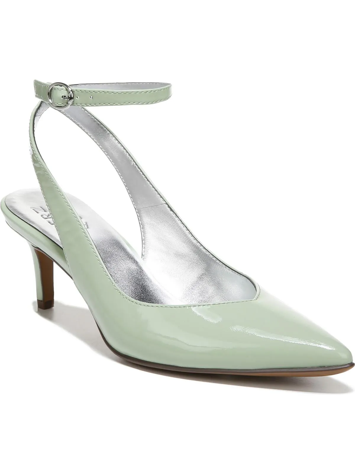 Eliya Womens Leather Snake Print Pumps