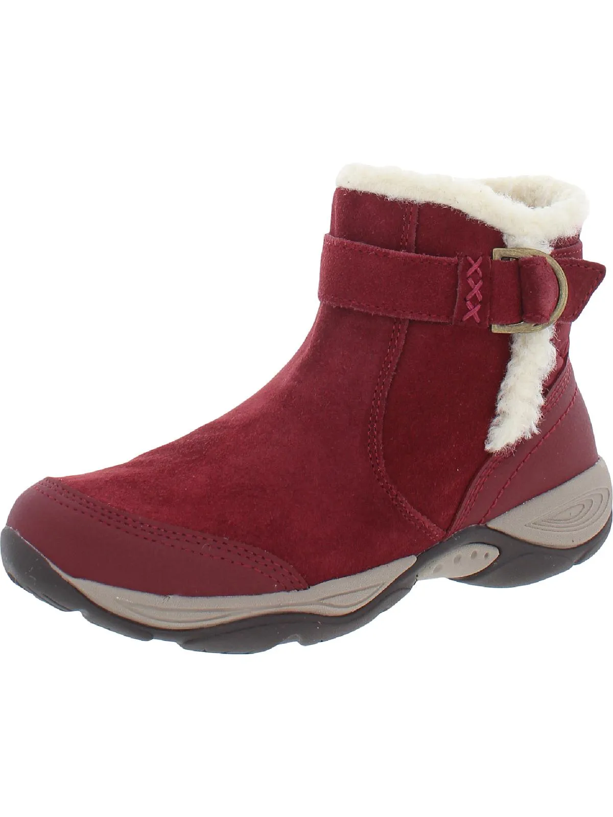 Elk Womens Suede Cold Weather Shearling Boots