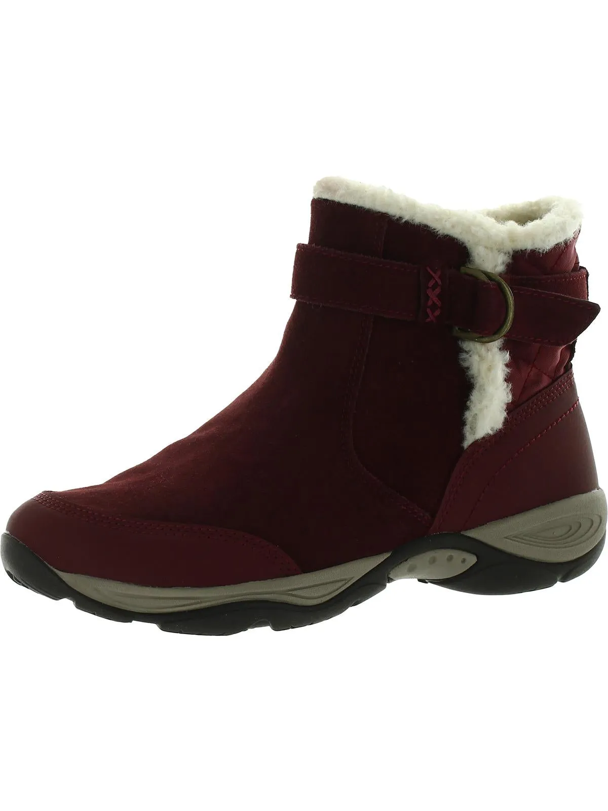 Elk Womens Suede Cold Weather Shearling Boots
