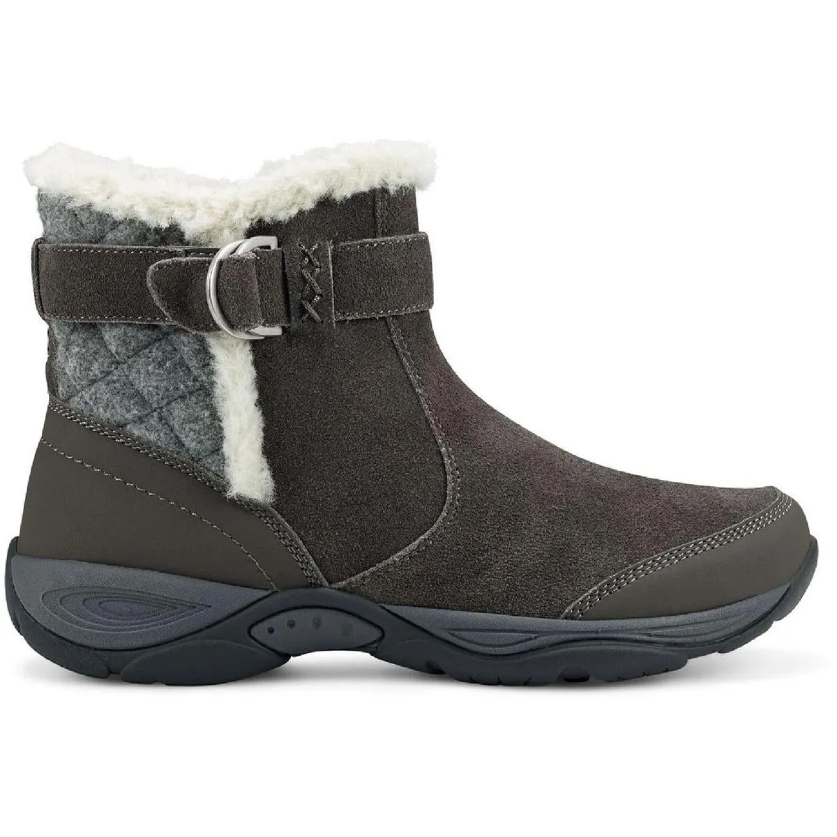 Elk Womens Suede Cold Weather Shearling Boots