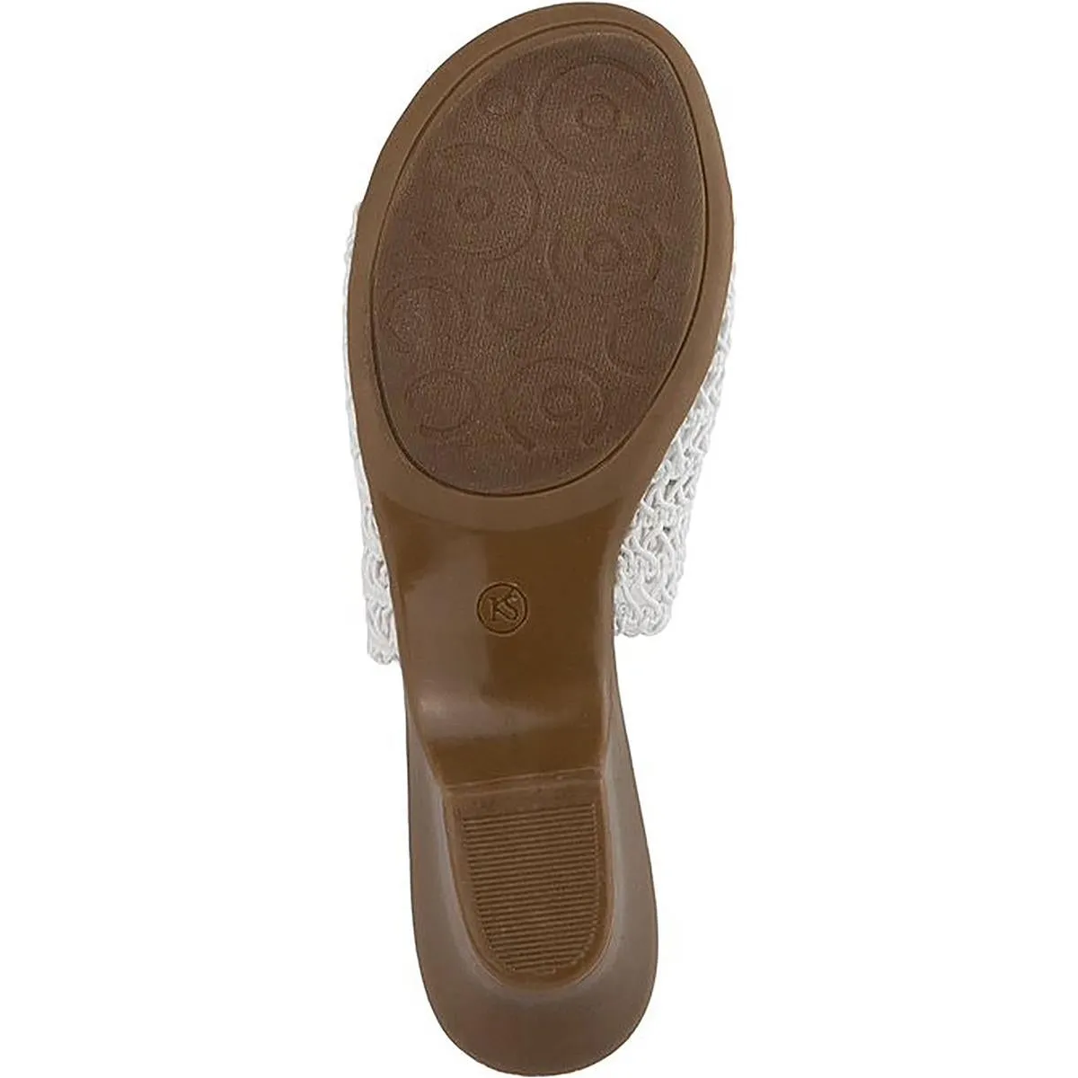 ELSA Womens Open Toe Slip On Slide Sandals