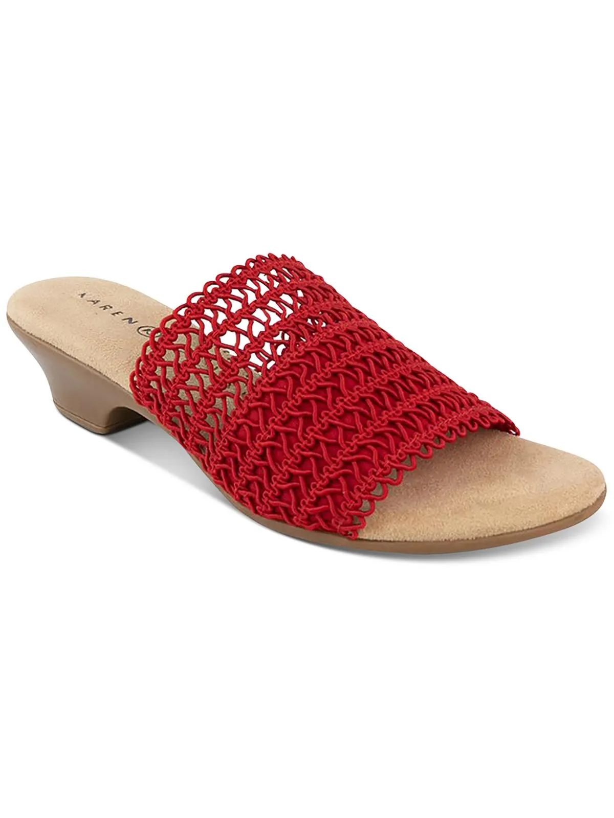 ELSA Womens Open Toe Slip On Slide Sandals