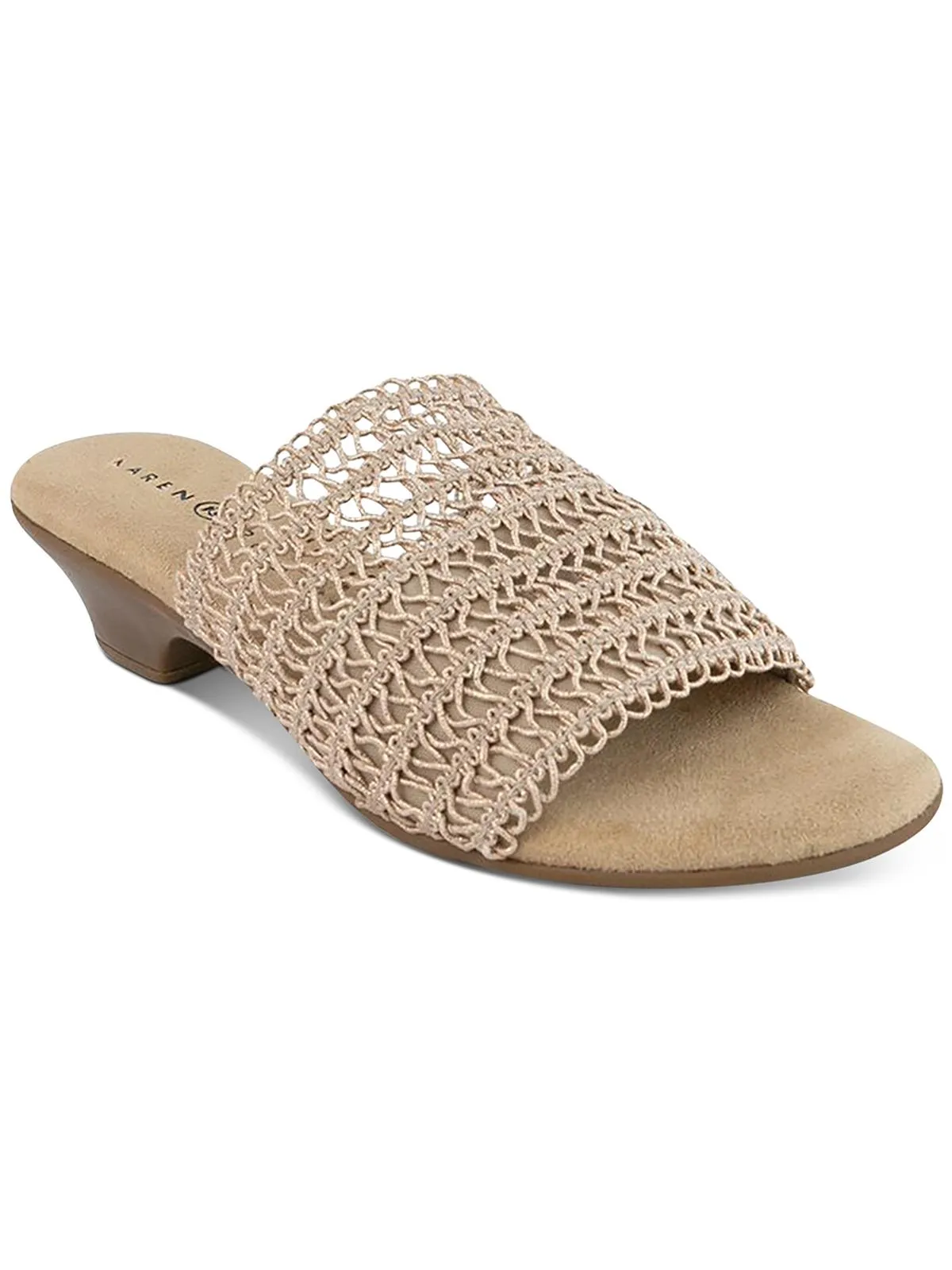 ELSA Womens Open Toe Slip On Slide Sandals
