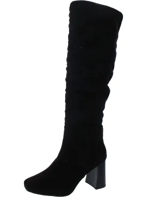 Emerson Womens Faux Suede Slouchy Knee-High Boots