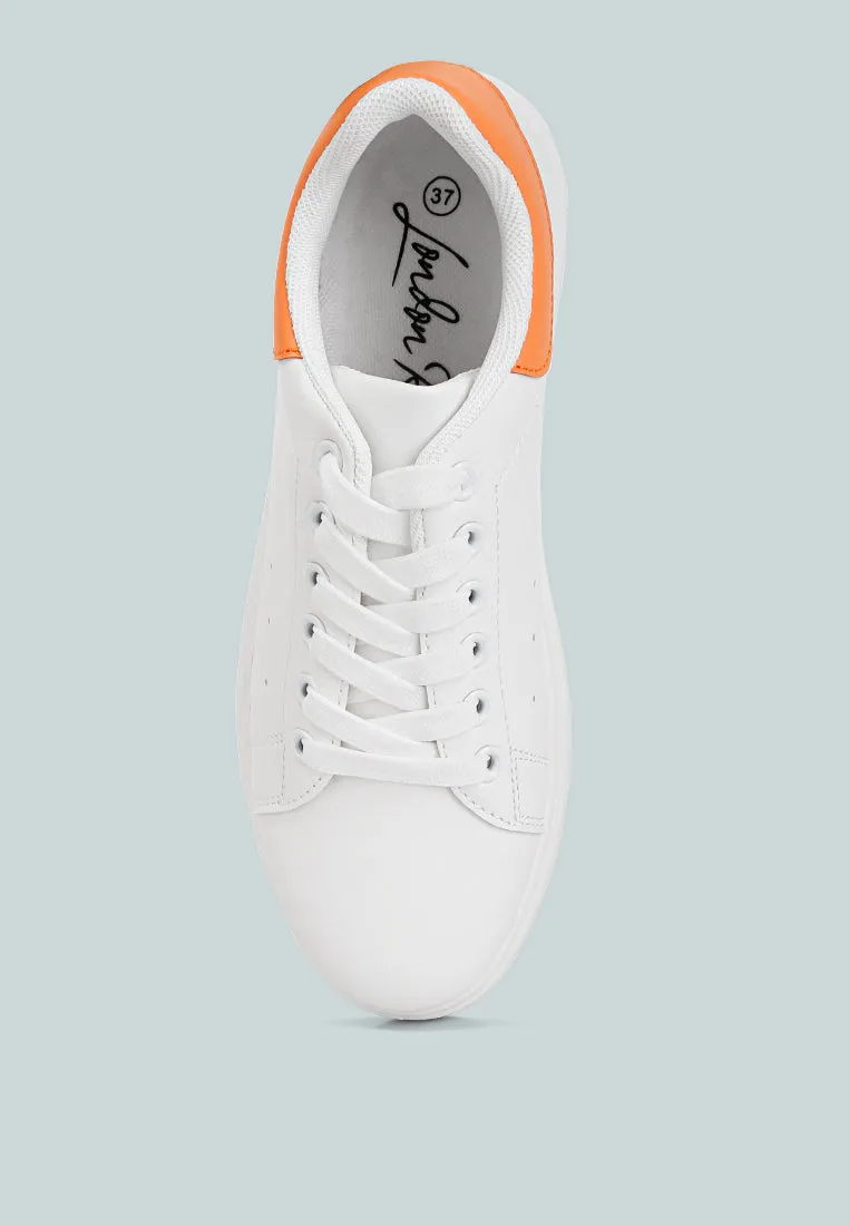 enora comfortable lace up sneakers