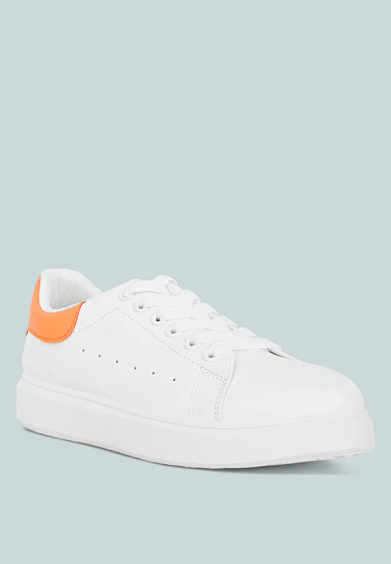 enora comfortable lace up sneakers