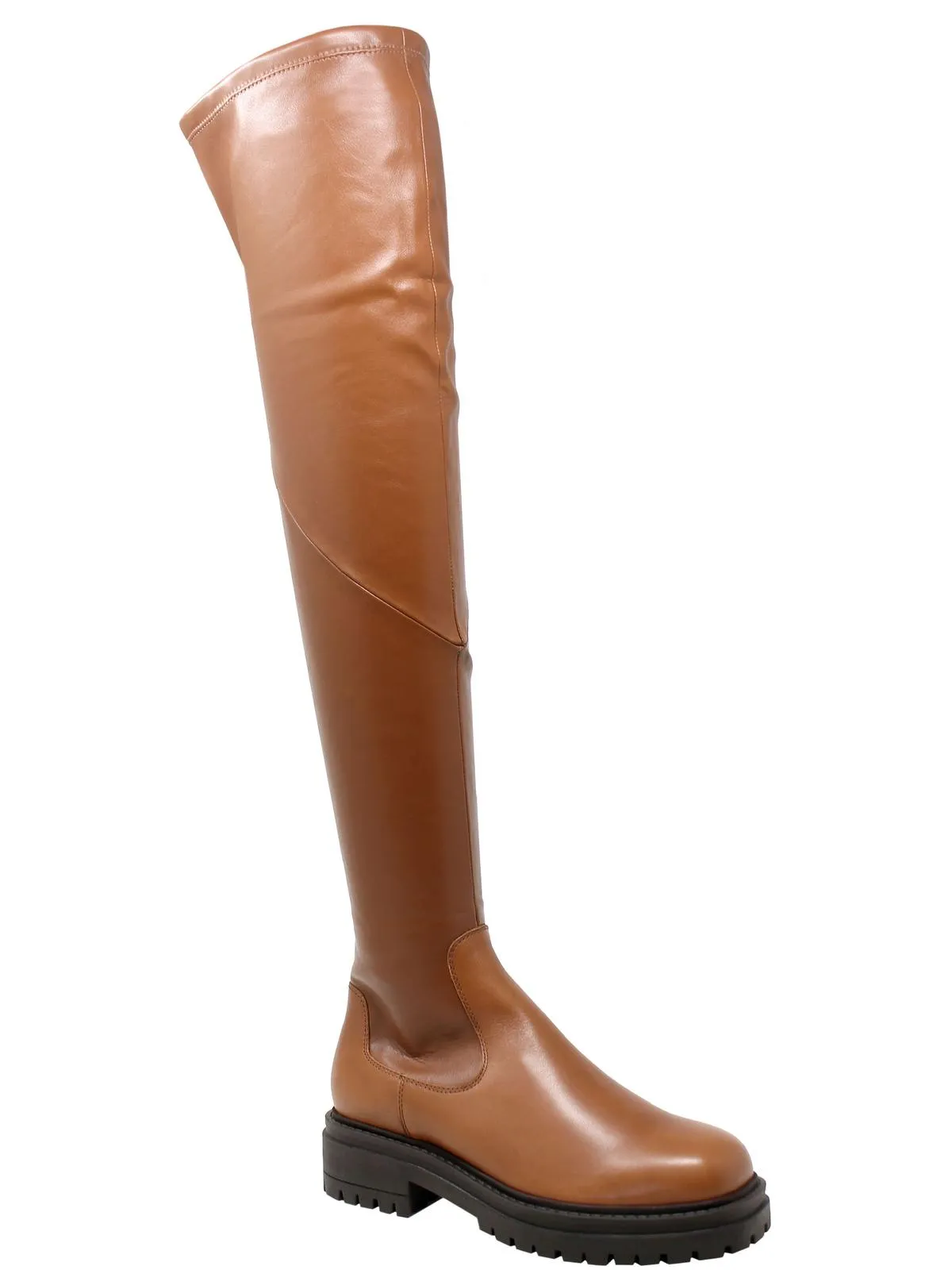 Erratic Womens Faux Leather Tall Over-The-Knee Boots