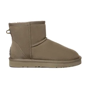 EverAu Australia Women Ostrich Leather Short Boots