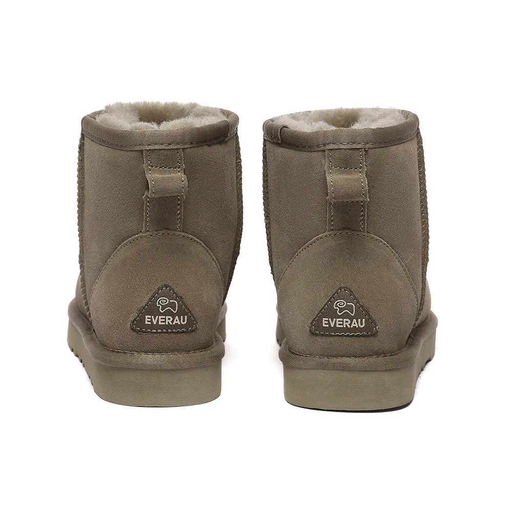 EverAu Australia Women Ostrich Leather Short Boots