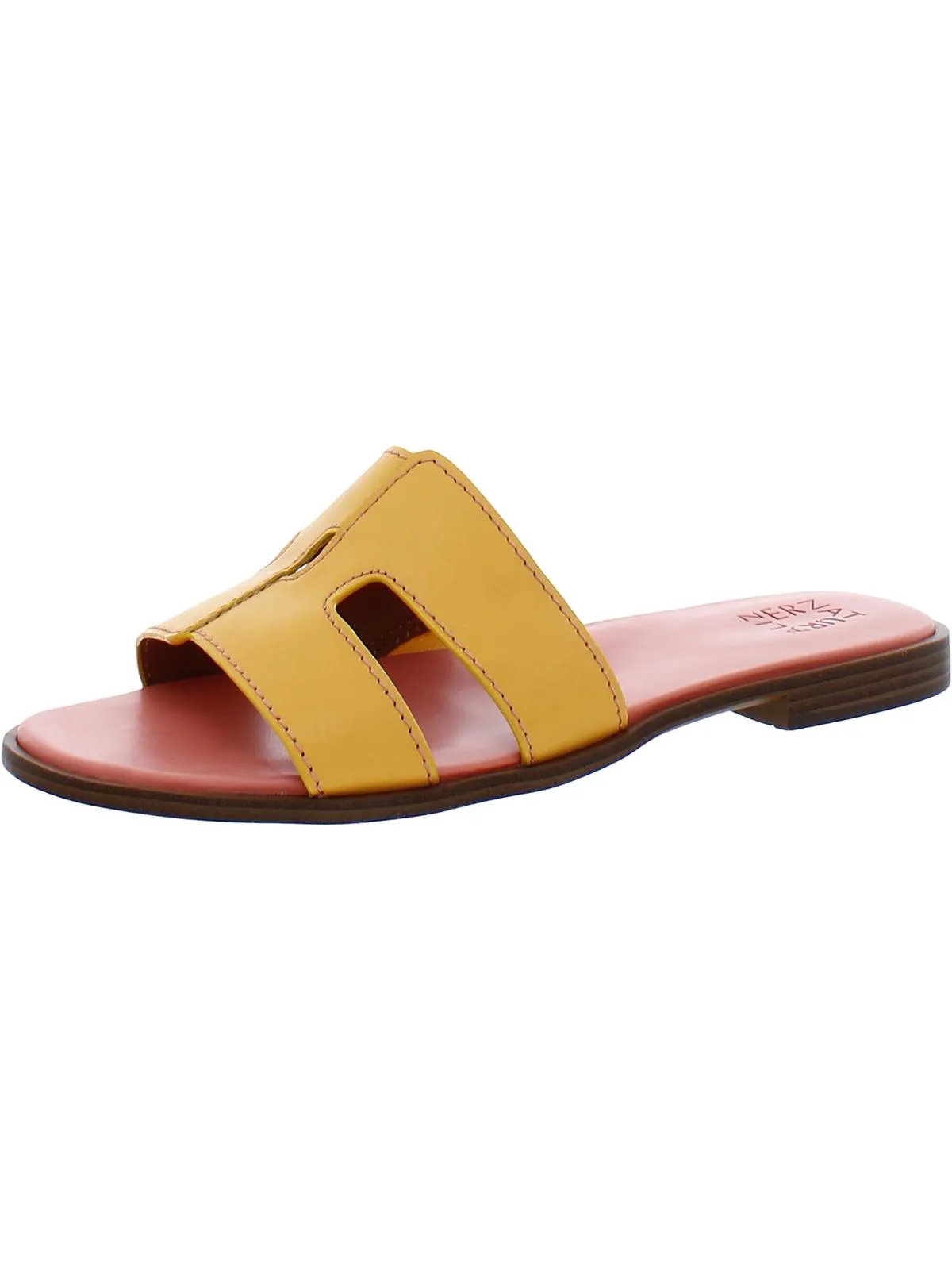 Fame Womens Leather Slide Sandals
