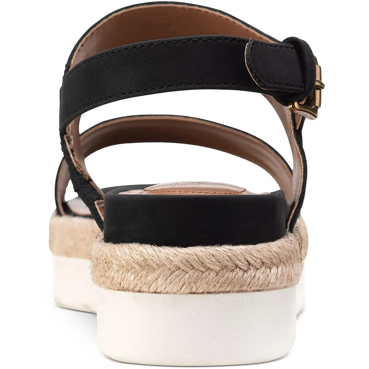 Ferannie Womens Ankle Strap Heeled Espadrilles