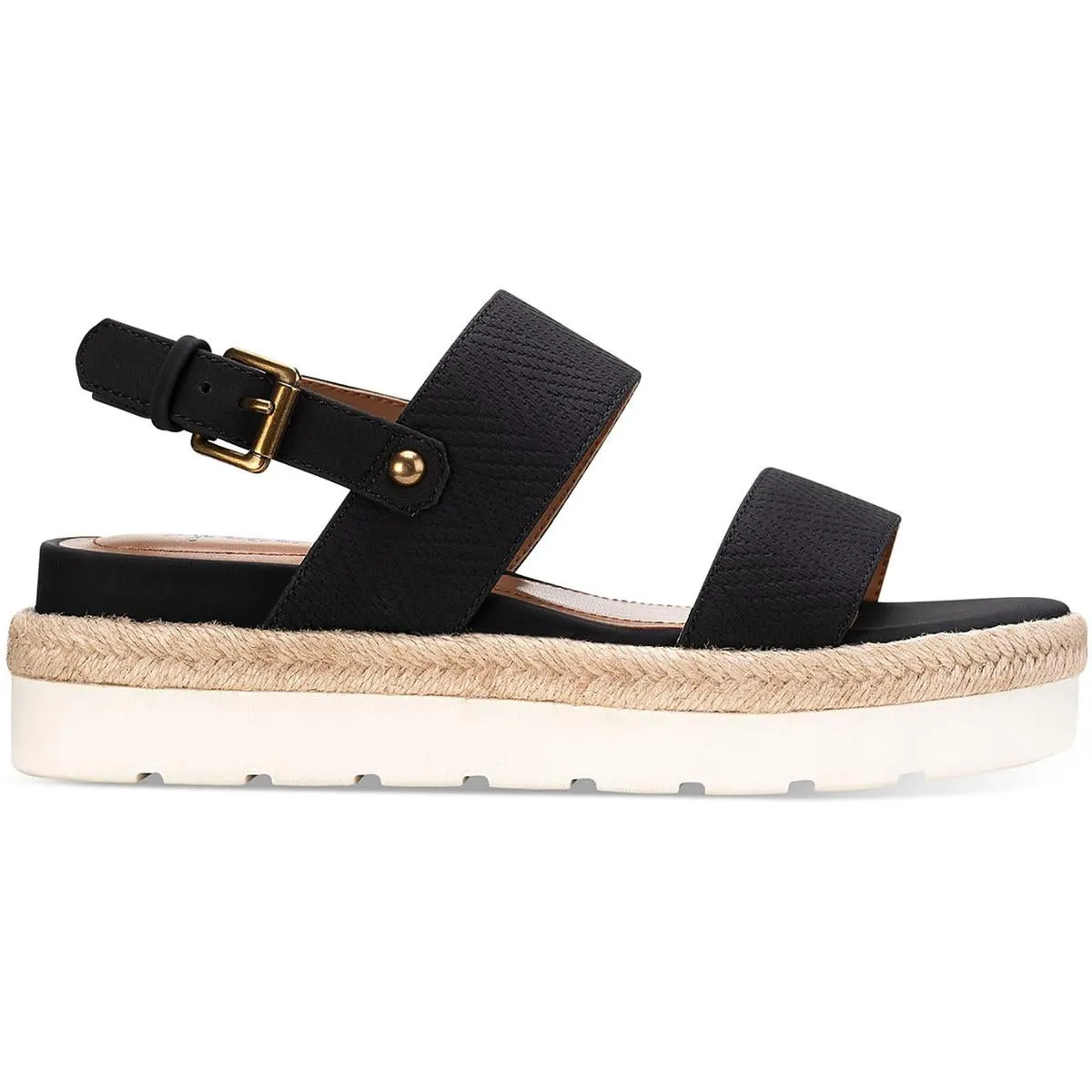 Ferannie Womens Ankle Strap Heeled Espadrilles