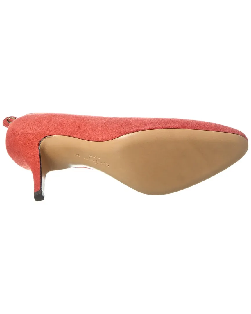 Ferragamo Judy Suede Pump