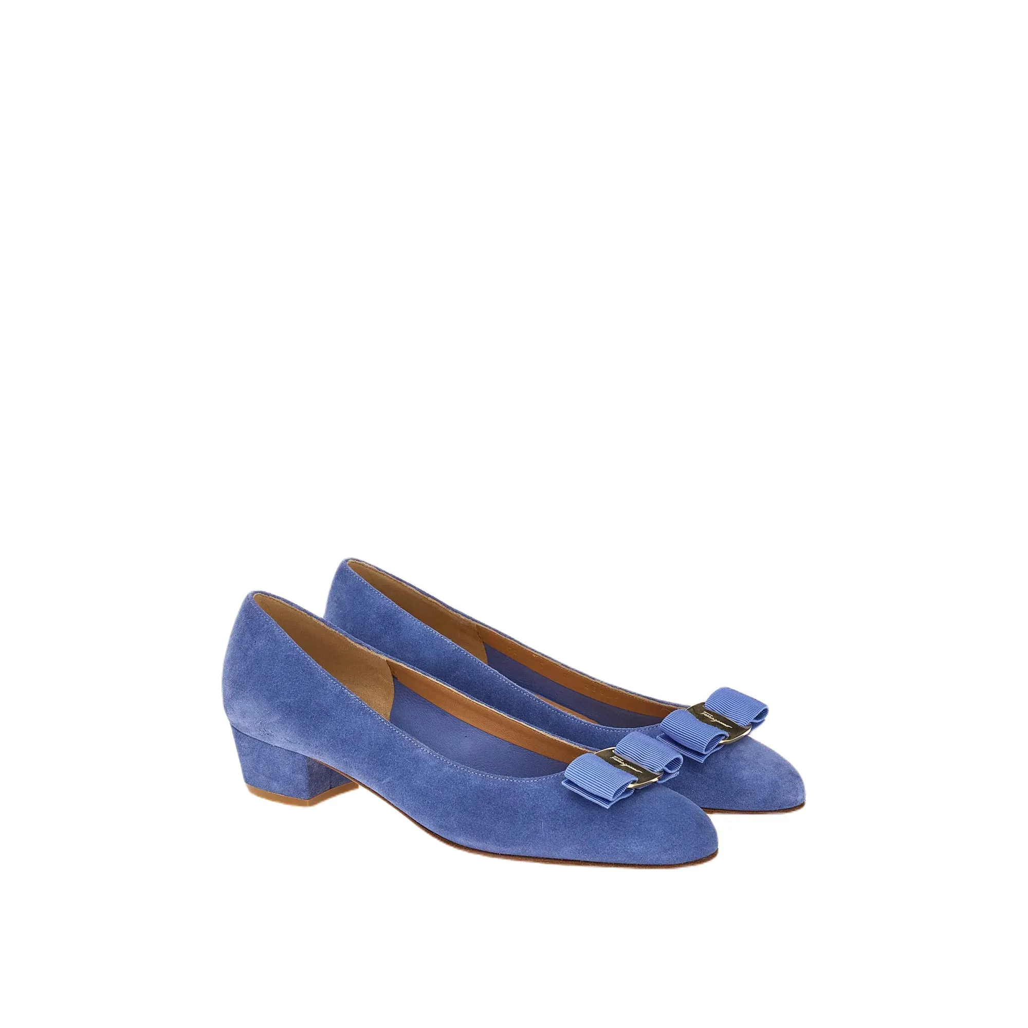 Ferragamo Vara Women's Pumps Blue