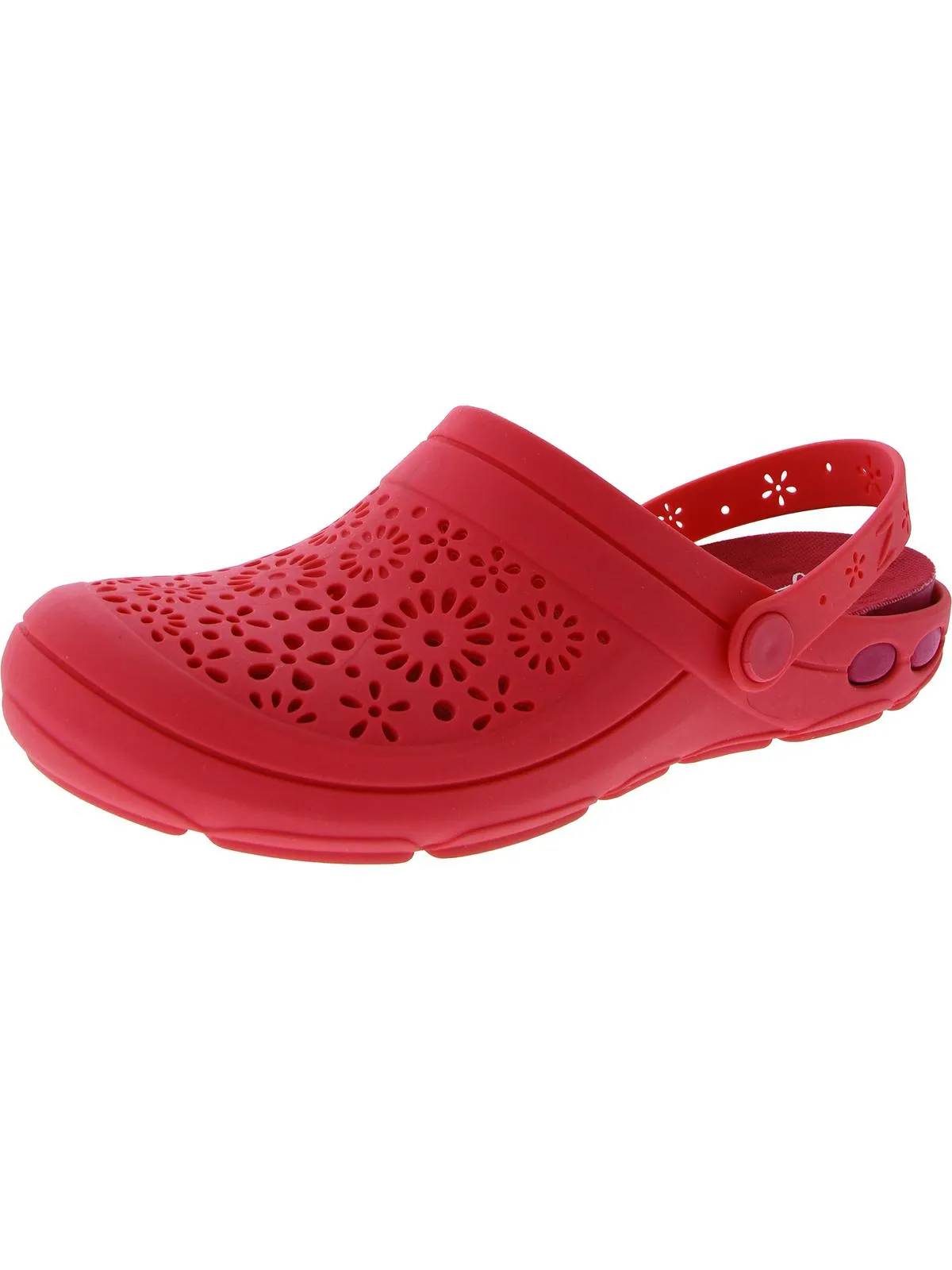 Flora Womens Slip On Ankle Strap Slip-On Sneakers