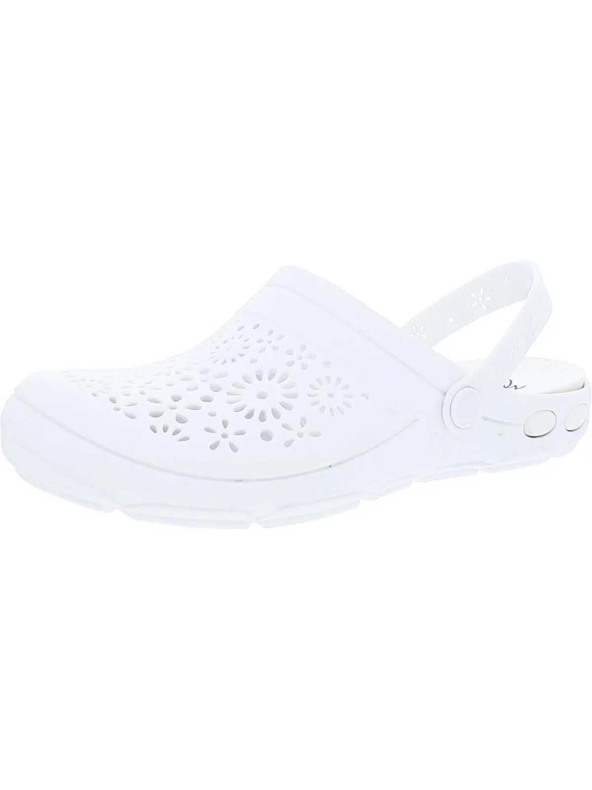 Flora Womens Slip On Ankle Strap Slip-On Sneakers