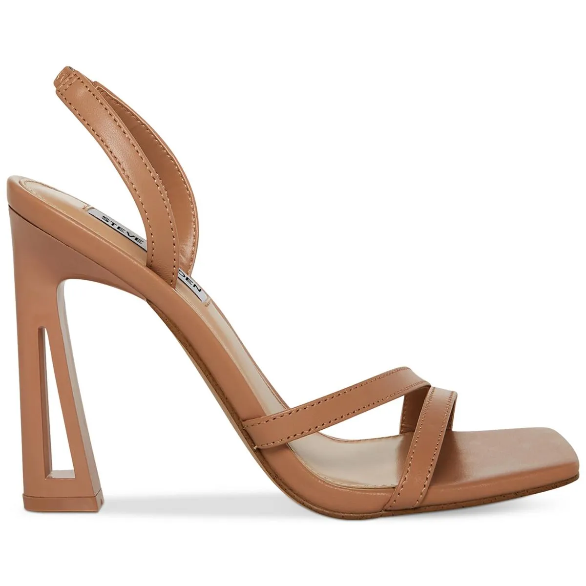 Forcce Womens Leather Dressy Slingback Heels