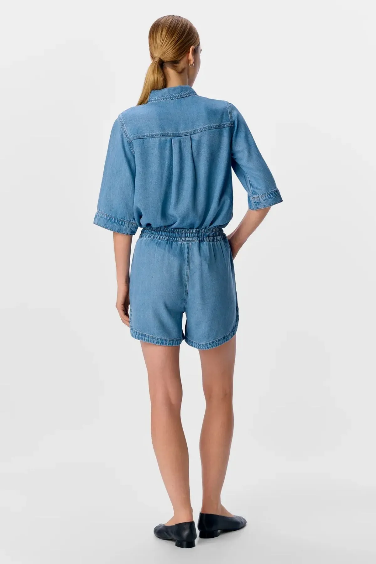 Frame Shorts - Light Blue Denim
