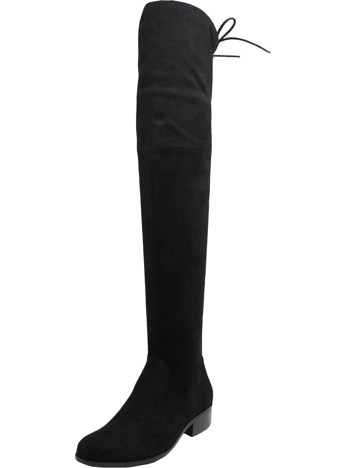 Gammon Womens Faux Suede Pull On Over-The-Knee Boots
