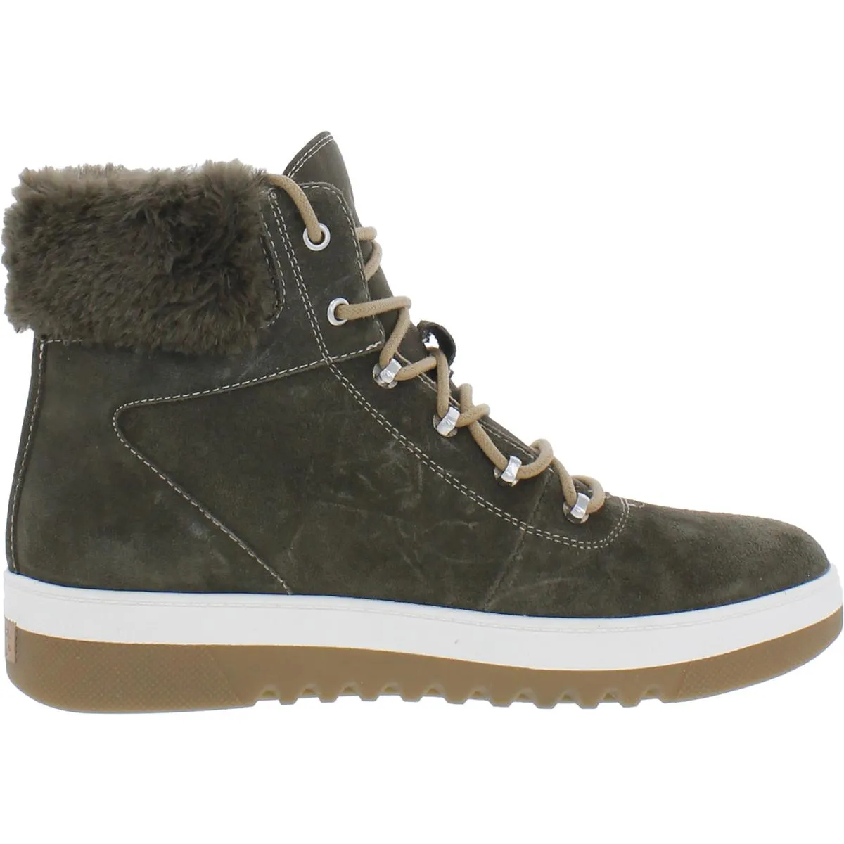 Gear Up Womens Lace up Shearling Boots