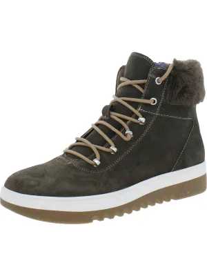 Gear Up Womens Lace up Shearling Boots