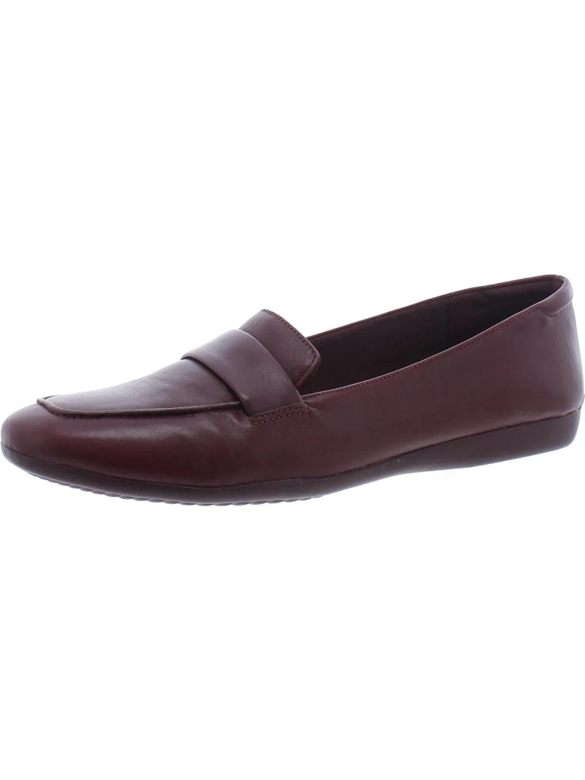 Genn-Flow Womens Suede Slip On Penny Loafers