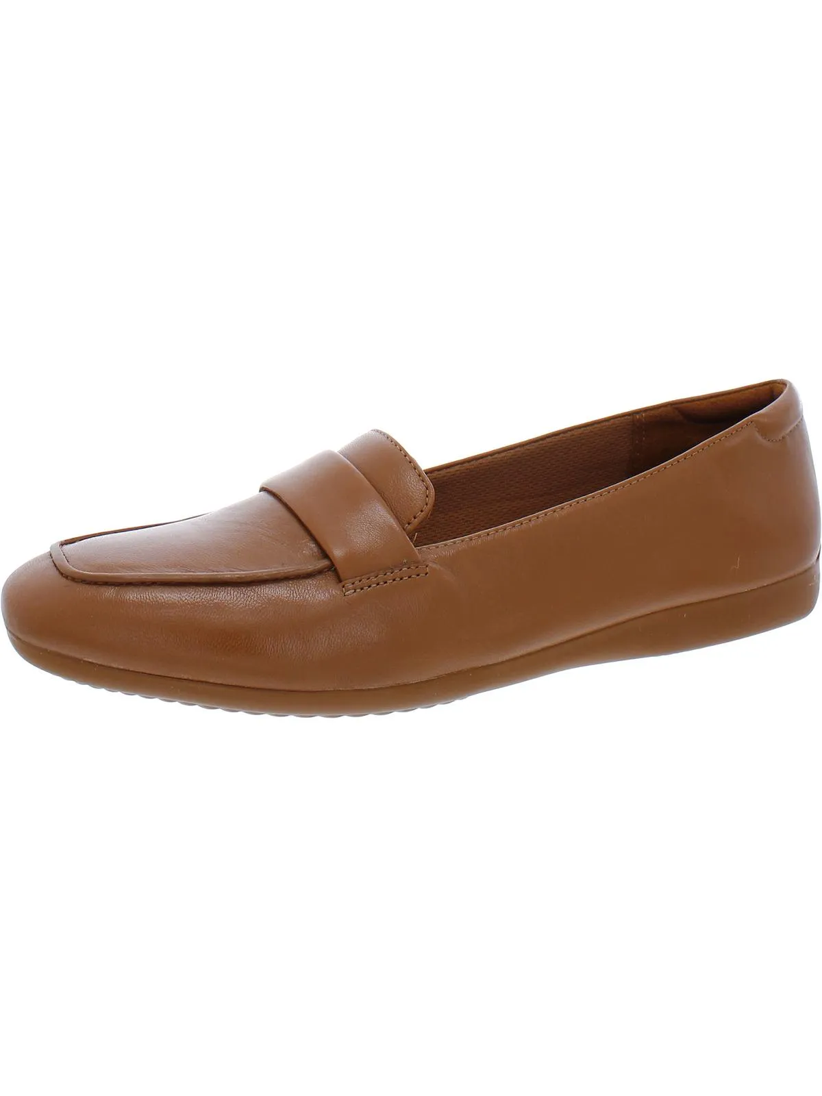 Genn-Flow Womens Suede Slip On Penny Loafers