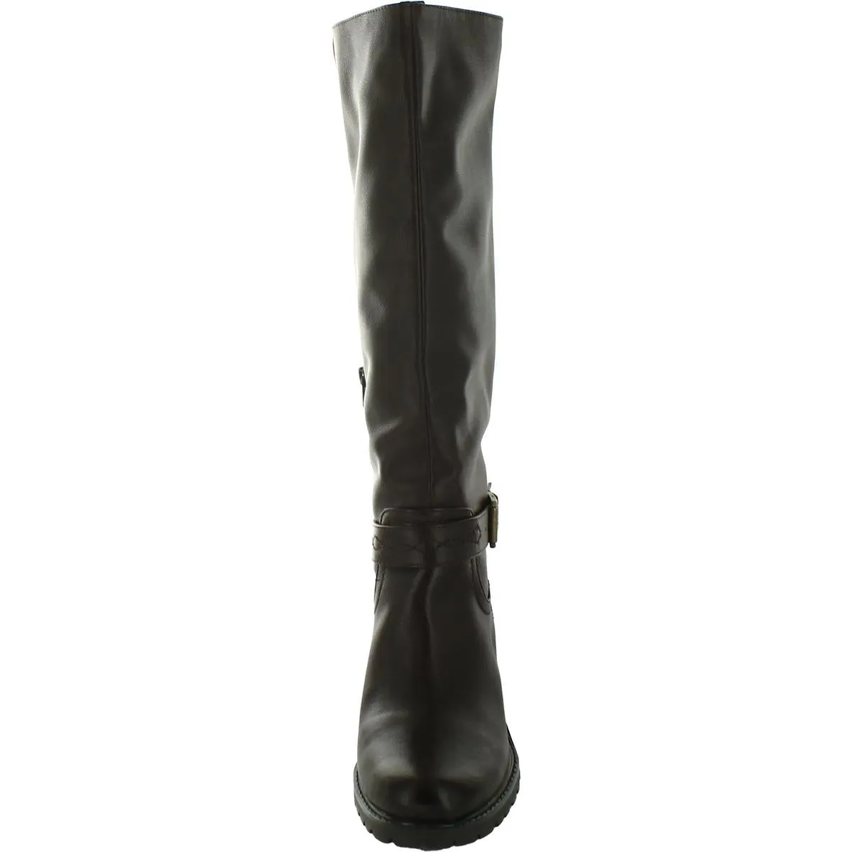 Georgia  Womens Faux Leather Riding Knee-High Boots