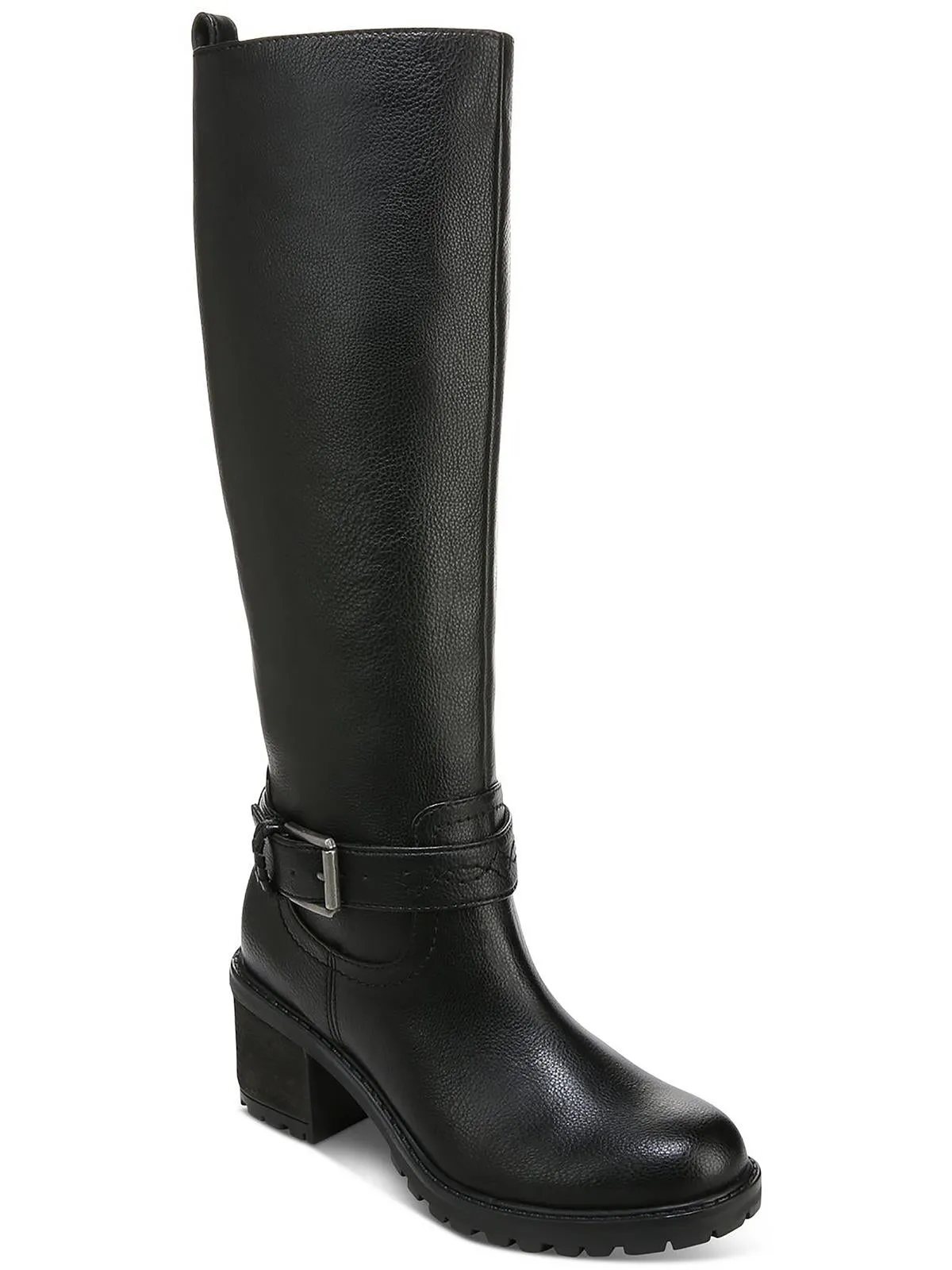 Georgia  Womens Faux Leather Riding Knee-High Boots
