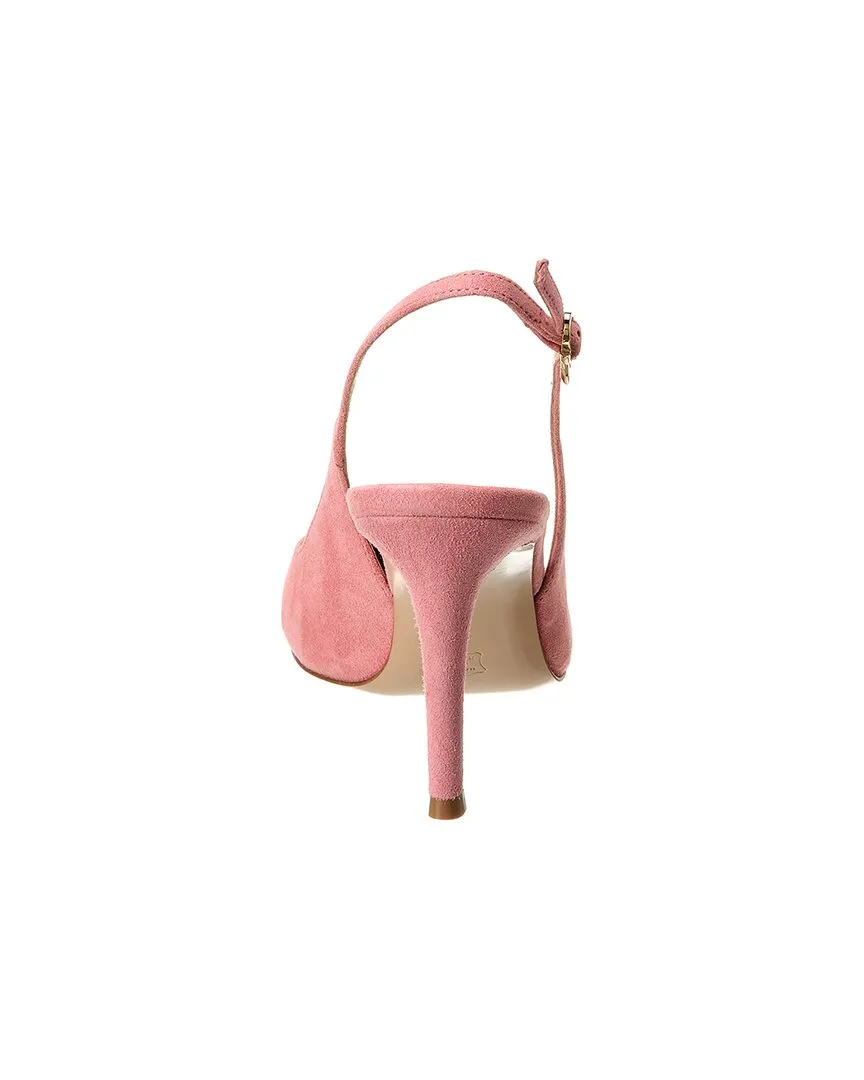 Gianvito Rossi Ribbon Sling 85 Suede Pump